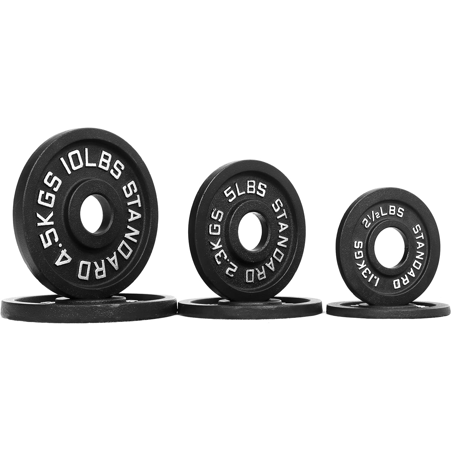 Weight Lifting 50mm Diameter LBS Cast Iron Weight Plates for USA