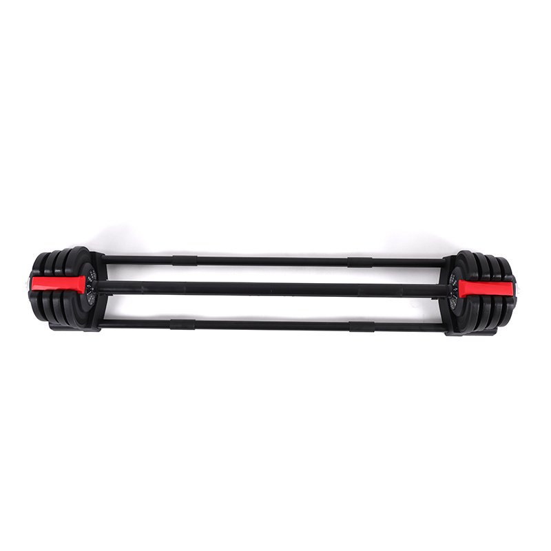 Factory Directly Long Bar Dumbbell  60kg Online Plate Weights Dumbbell 24Kg Adjustable Dumbbell Set