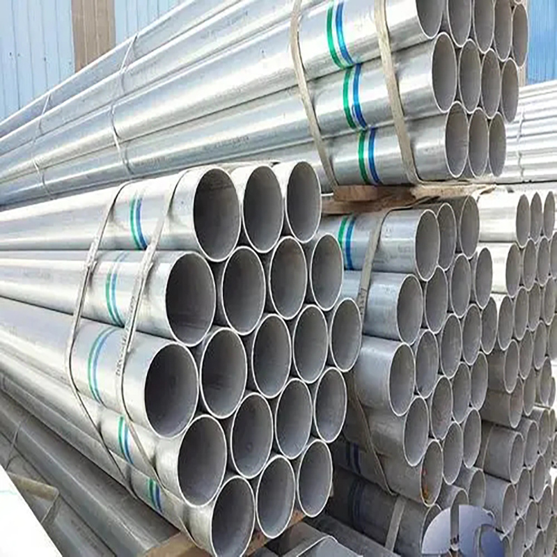 Pre Galvanized Steel Pipe Scaffolding Greenhouse Round Cold Rolled Gi Steel Pipe For Construction