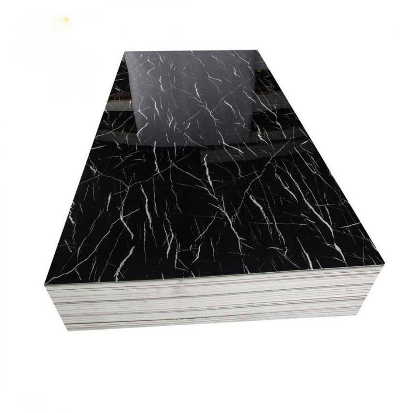 New Design Uv Gold Pvc 4X8 Marble Type Plastic Sheets Marble Type 3Mm 6Mm Pvc Marble Wall Panels Sheet For Wall Floor