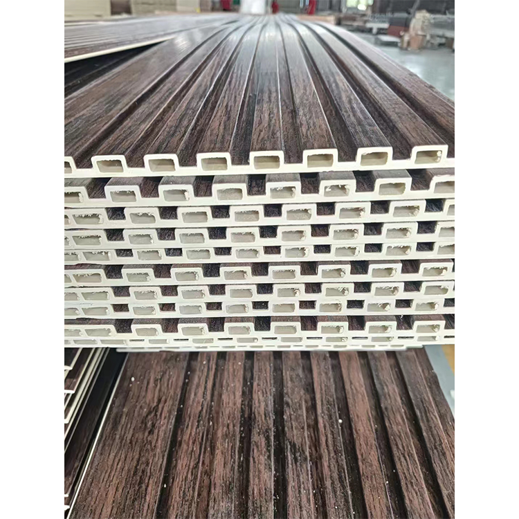 Hot sell Interior Slats Wpc Wall Panel/Wall Cladding/Siding/Plank/ industrial ceiling suspended wall concrete wood panel