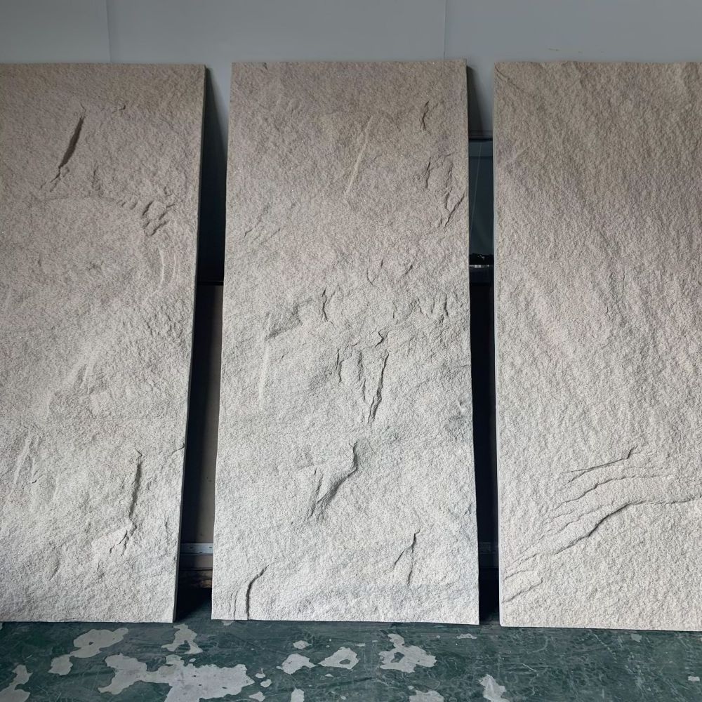 Luxury Pu Culture Artificial Rock 3D  Faux Artificial Stone One Wall Panel  Price Supplier Decor Material Board