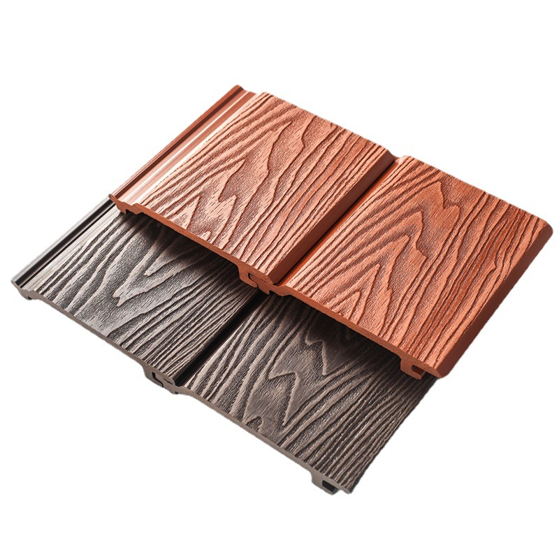 Anti-mildew luxury mothproof  pvc bamboo wall board brick cladding fluted decorative exterior wpc wall panel