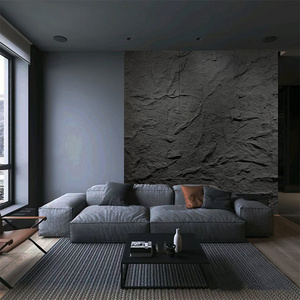 Manufacture 3D Pu Foam Polyurethane Stone Wall Panels 2400 Mountain Faux Rock Stone Pu Wall Panel interior