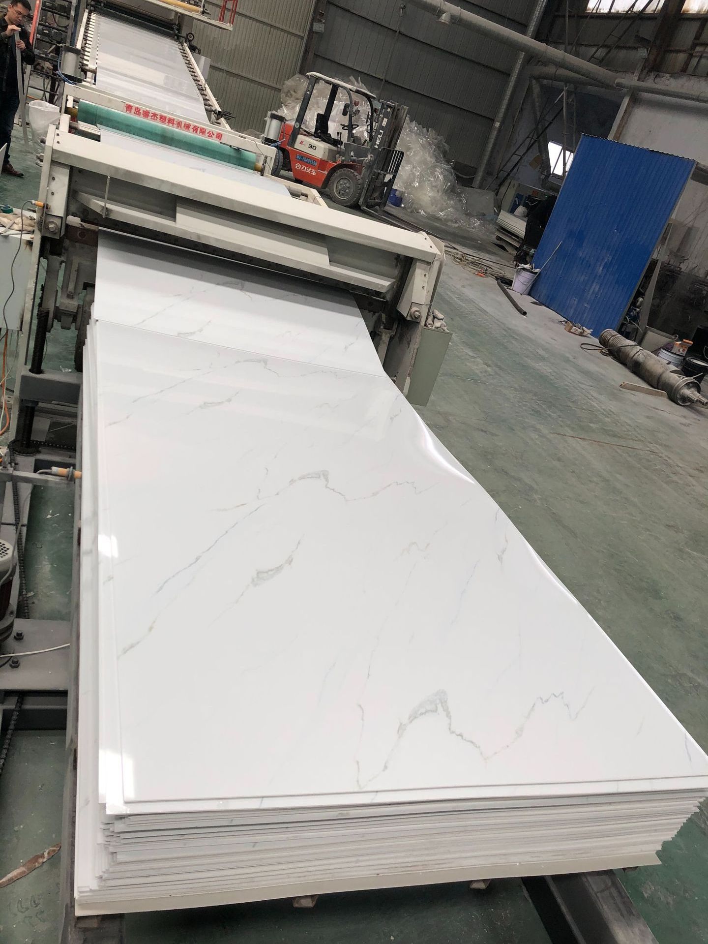 3d 1220*2900mm*3mm Waterproof uv coating pvc marble sheet interior wall boards