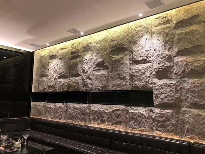 Artificial Shandong New Design 3D Pu Flexible  Wall Stone Outside Bricks White Wall Tile Panels