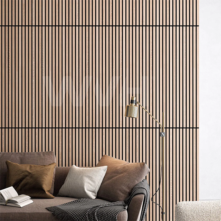 sound absorbing panel wood slat acoustic panel for soundproof room wooden wall decor