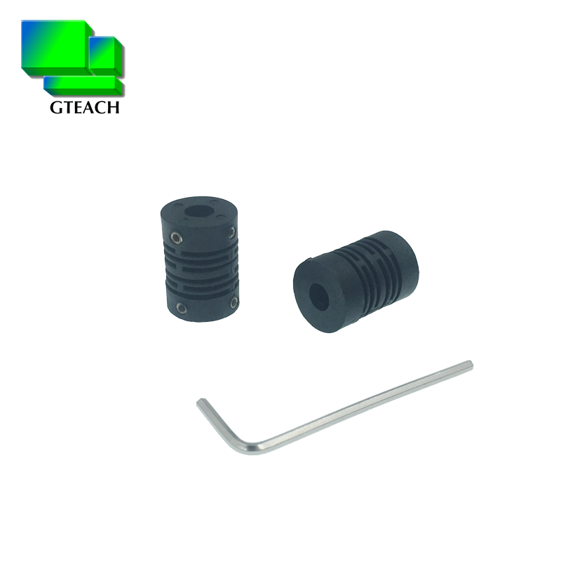 Nylon plastic coupling for rotary encoder flexible rubber sleeve type coupling E69-C06B