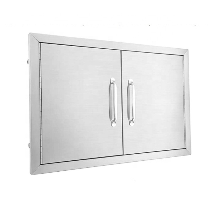 Outdoor Kitchen Door  201 304 stainless steel BBQ doors  inox Grade Heavy Duty BBQ Access Door