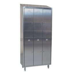 Modern design stainless steel  multi-compartment lockers durable use metal  lockers