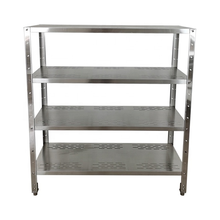 multifunctional 3m restauration stainless steel kitchen storage shelf metal rack multi tier storage rack shelf