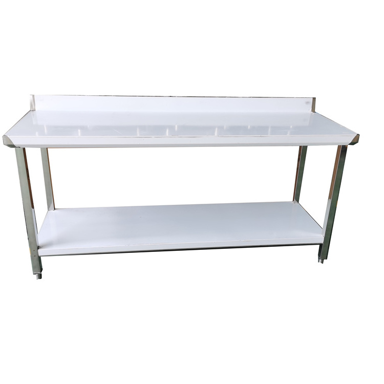 3 tier stainless steel work bench for Kitchen stainless steel work table