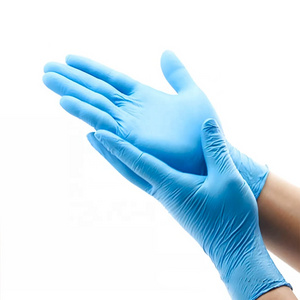 Wholesale High Quality Disposable Heavy Duty Nitrile Gloves with Logo Safety Guantes Oil Resistant Nitrile Gloves