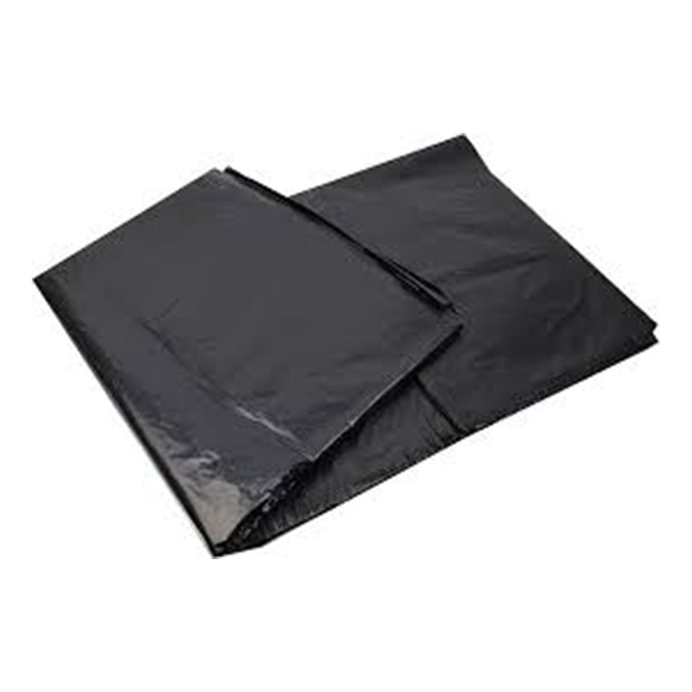 wholesales disposable black pe trash bag on roll rubbish bin plastic bag dustbin liner black bin bag