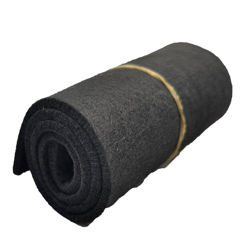 Custom 1mm 5mm 800gsm 700gsm ultra hard felt pad thermal insulation hard composite graphite felt needle punch carbon hard felt