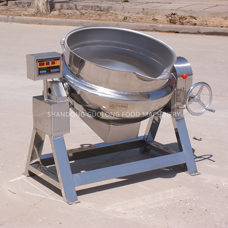 Factory direct tilting pot electric boiling pan fried rice machine