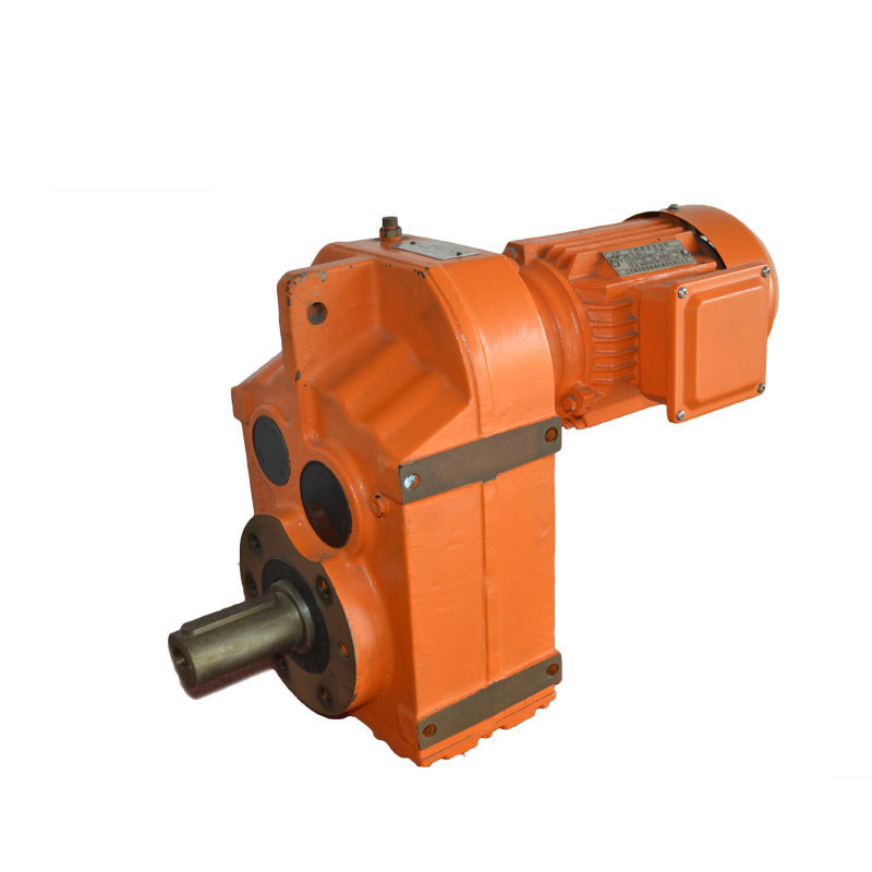 GF/GFAT series helical Inline electric motor helical bevel gearbox