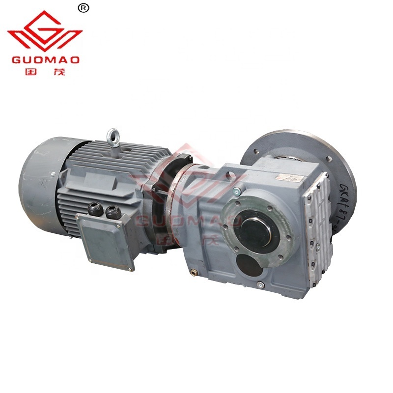 K, S series guomao GK89/109 high speed reduction gearbox Right Angle Gearbox