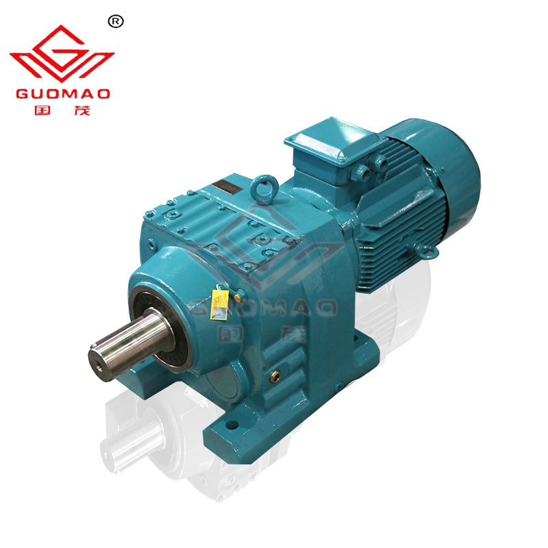 R series inline helical gearbox / gear motor R137 bevel gear reducer