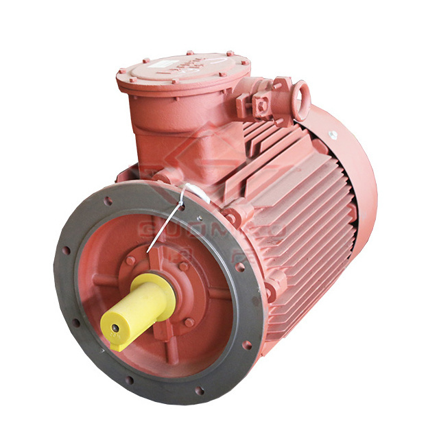 Three phase 50 hp electric motor low rpm with speed reducer for conveyor belt