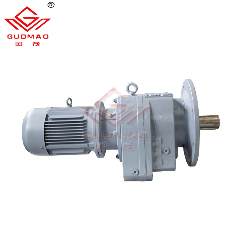 R series inline helical gearbox / gear motor R137 bevel gear reducer