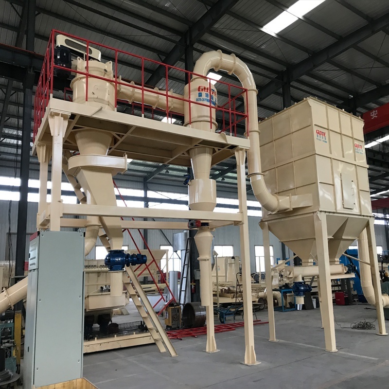 china manufacturer powder air classifier mill pulverizer with cyclone for ceramic