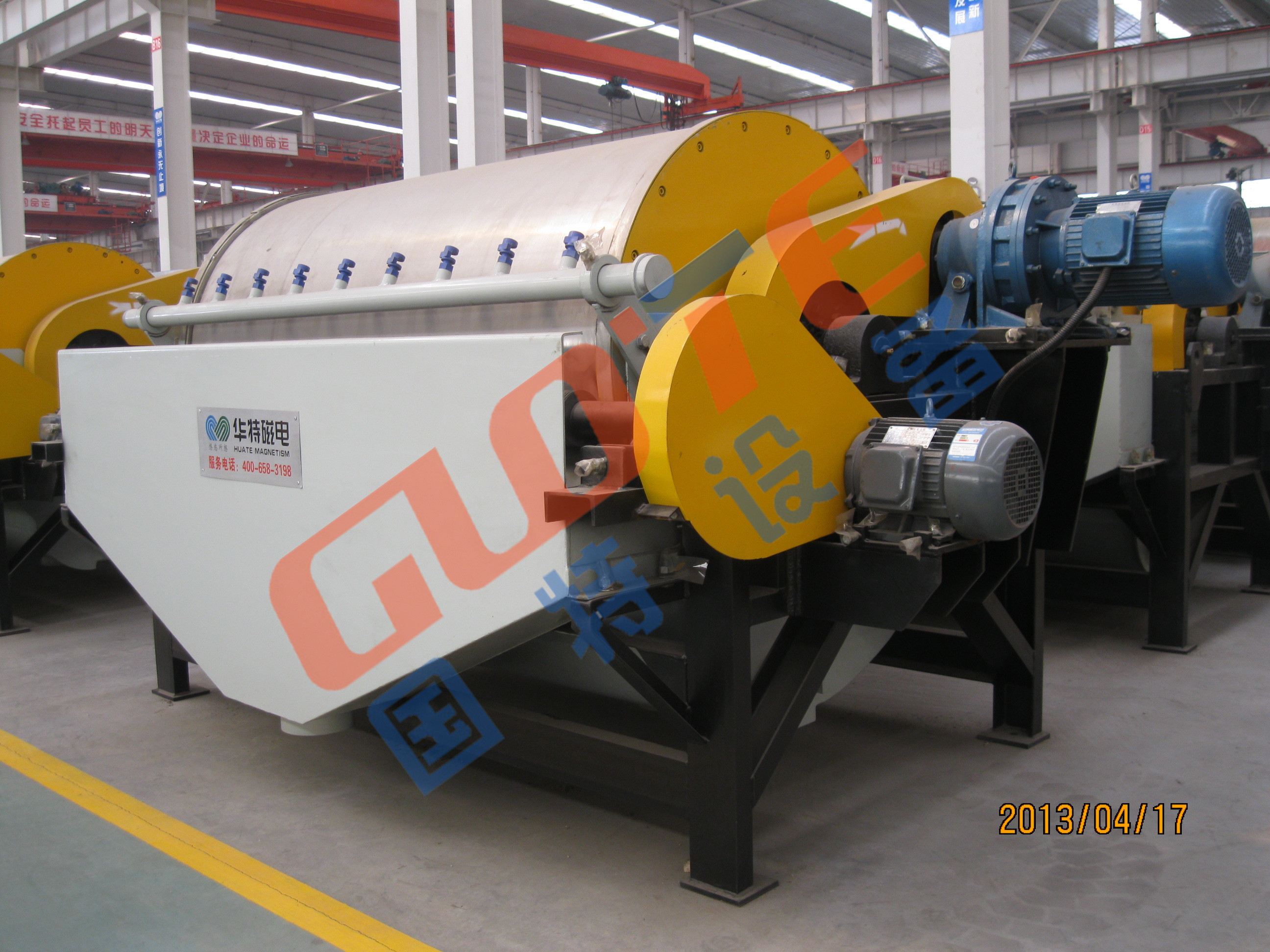 2023 Wet Magnetic ore washing, beneficiation and purification, desliming and concentration permanent drum magnetic separator