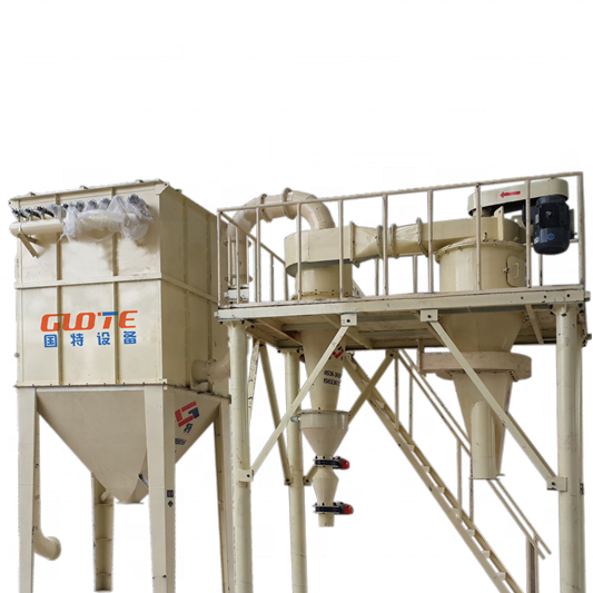 china manufacturer powder air classifier mill pulverizer with cyclone for ceramic