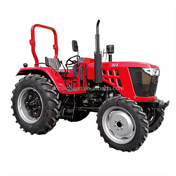 Chinese Shandong New Brand Haichuan 80HP Mini Compact Tractor for Framing with Great Workmanship