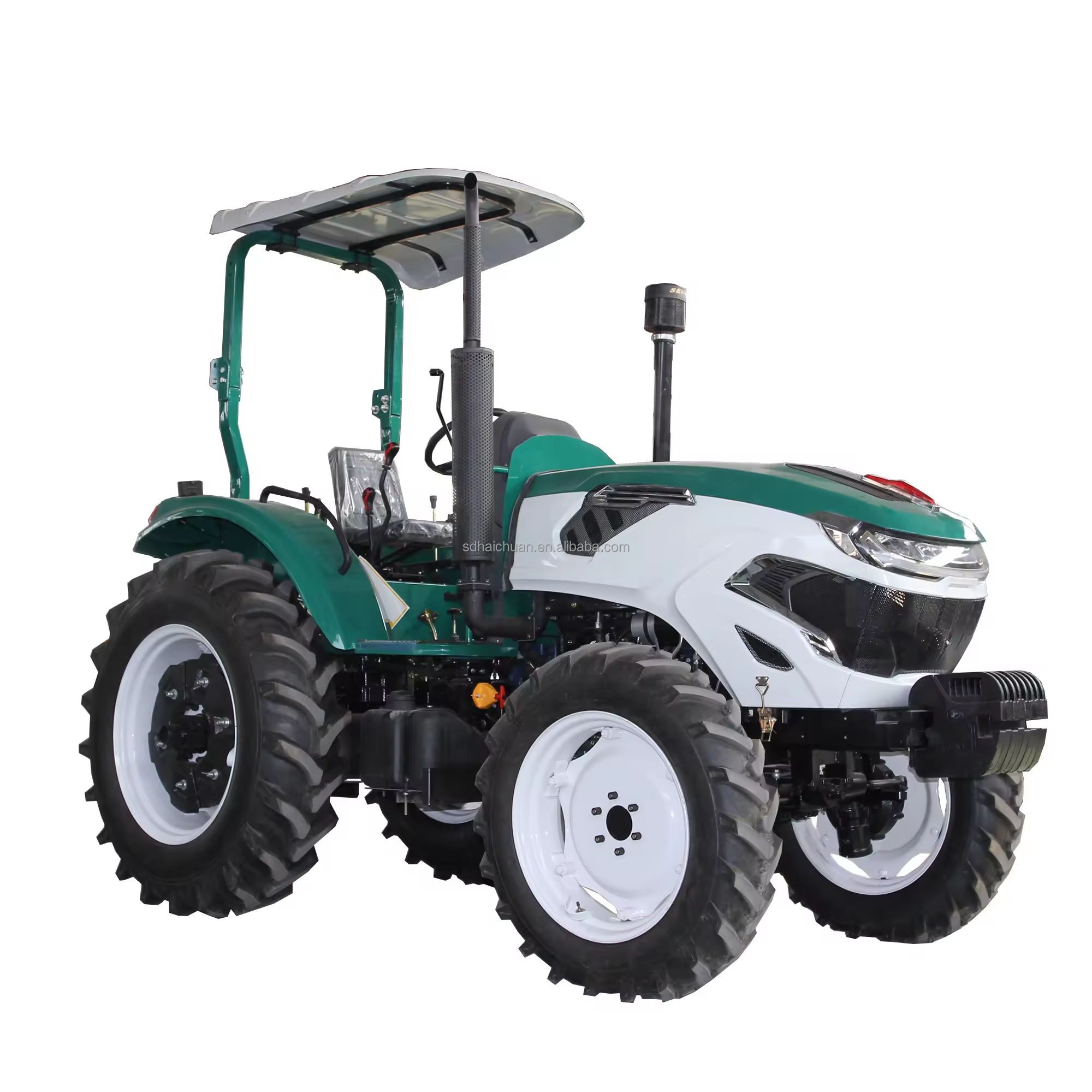 Chinese Shandong New Brand Haichuan 80HP Mini Compact Tractor for Framing with Great Workmanship