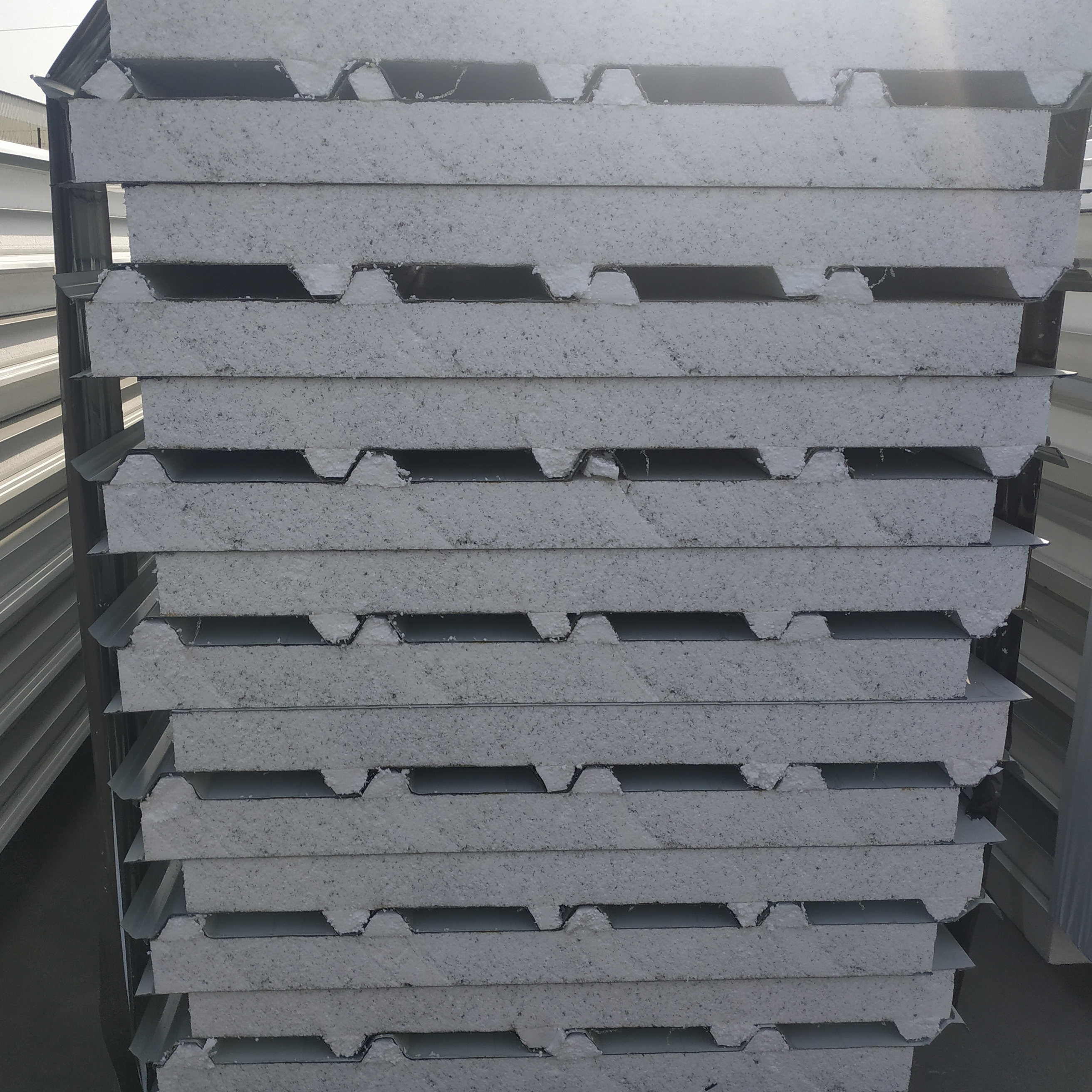 Warehouse Styrofoam Structural Insulation Board Roof Wall Eps Sandwich Panels