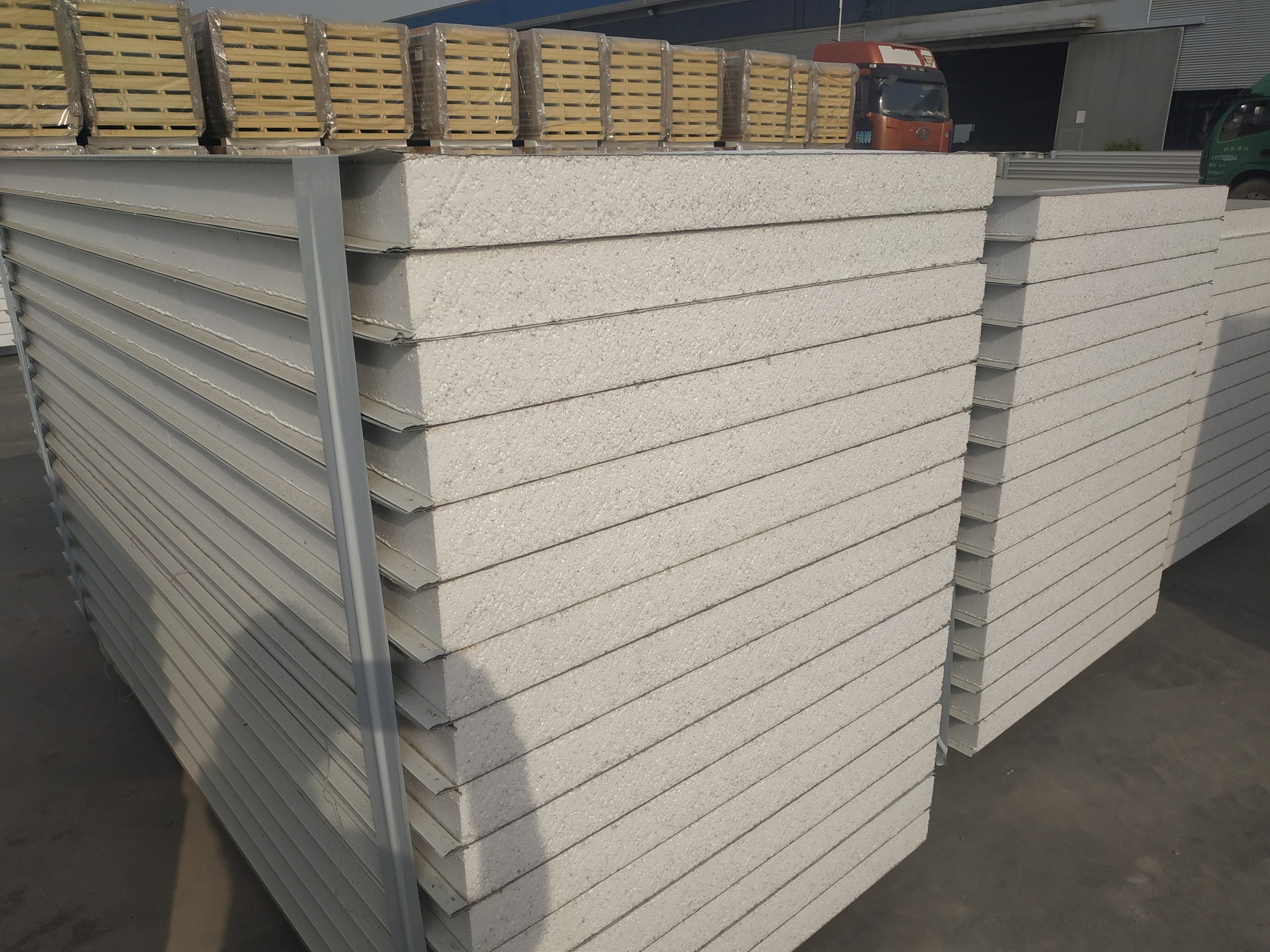 Warehouse Styrofoam Structural Insulation Board Roof Wall Eps Sandwich Panels