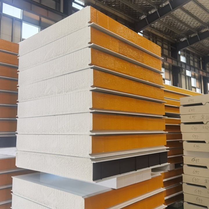 Decorative wall panel pu sandwich panels exterior wall metal insulation board price polyurethane insulation board