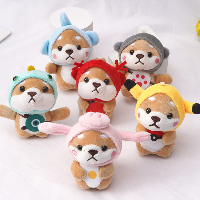 Stuffed Shiba inu pendant plush Cute beautiful Shiba inu animal kids baby whelp colorful juguetes puppy giftLittle Flying Dog