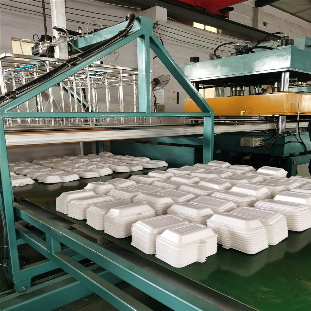 Foam Food Box Plate Production Line / Glass / Dish PS Material Making Machine