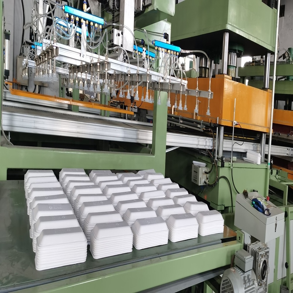 Foam Food Box Plate Production Line / Glass / Dish PS Material Making Machine