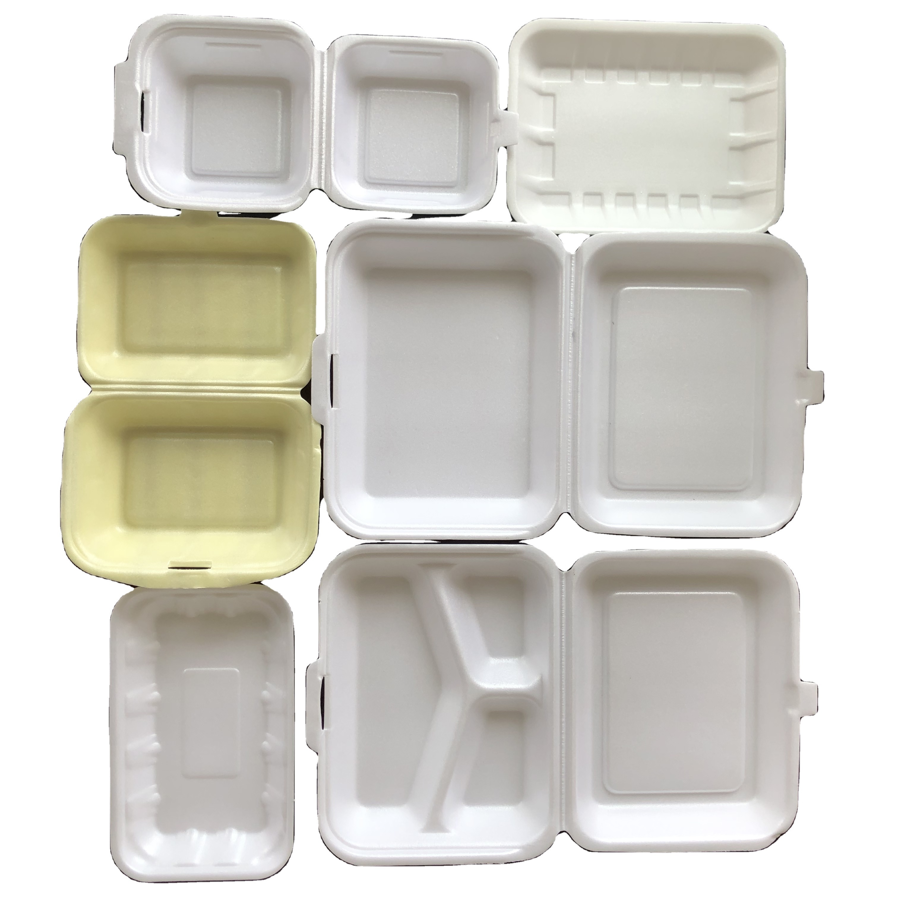 PS foam plastic dish box plate making machine/ take away fast food box container production line