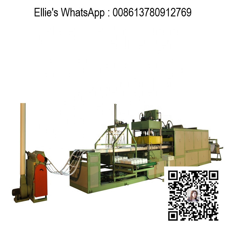 small production machine for making PS foam egg tray fast food box containers  , Ellie's WhatsApp : 008613780912769