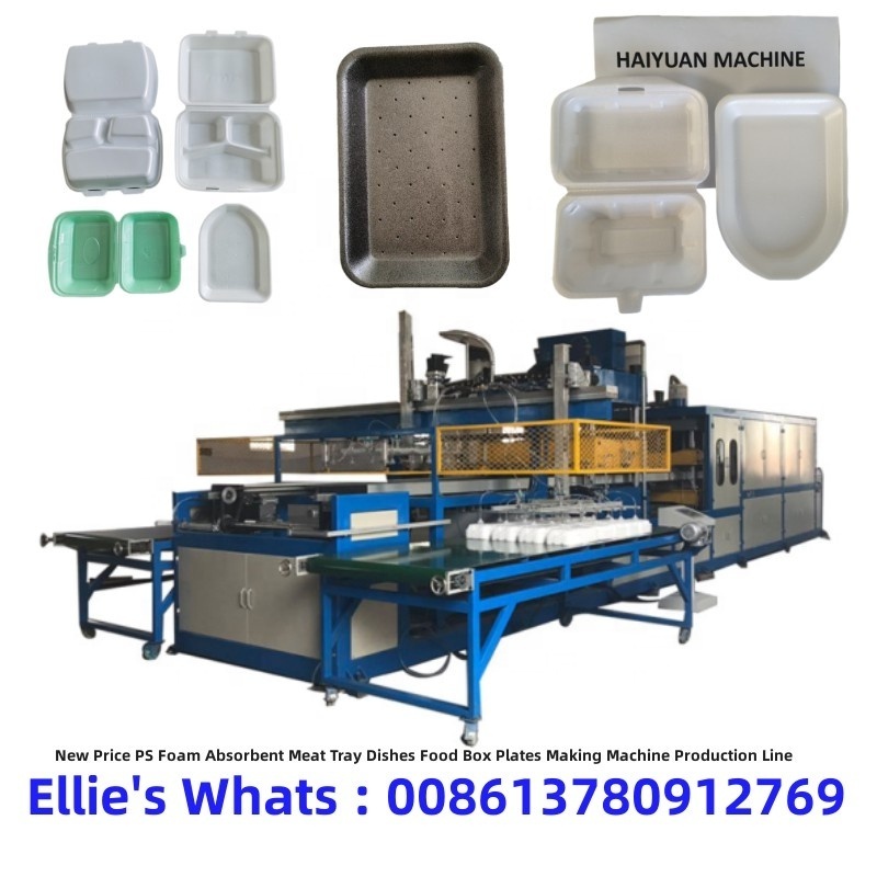 PS Foam Machine Automatic to Make Disposable Food Box Styrofoam Take Away Plates Containers Bowls