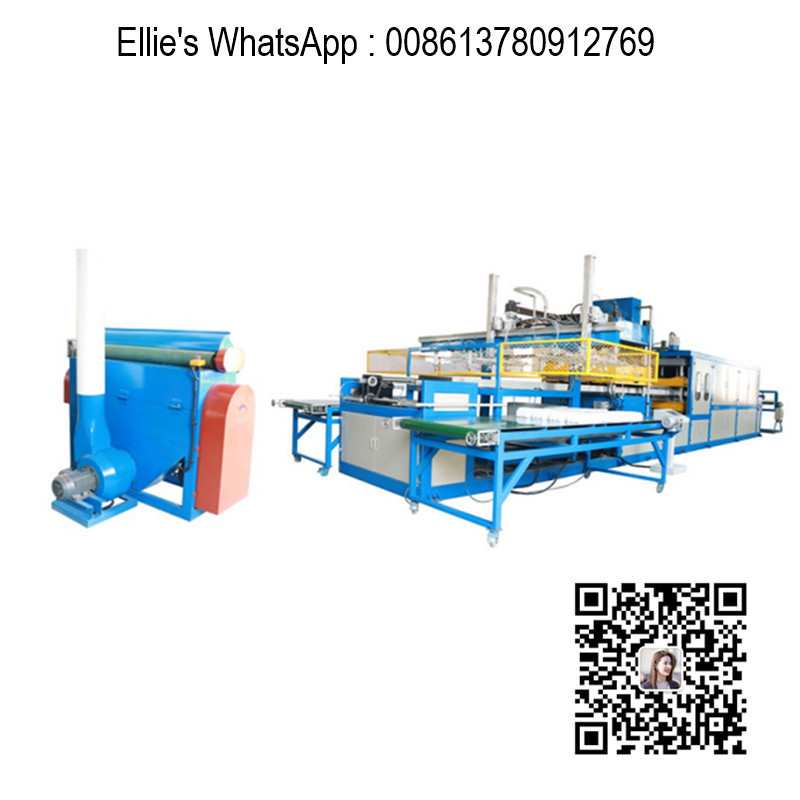 PS foam food box making machine / take away lunch container production line / printing machine