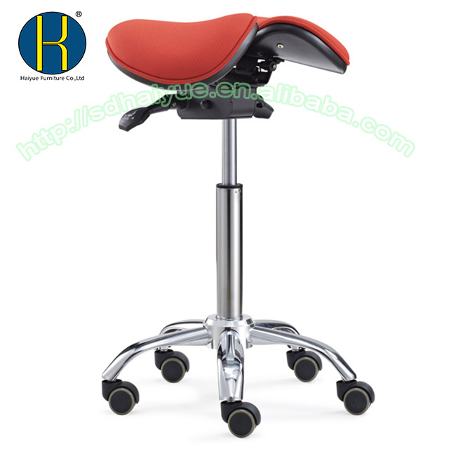 Office Sit Stand Stool Staff Split Saddle Chair HY6025