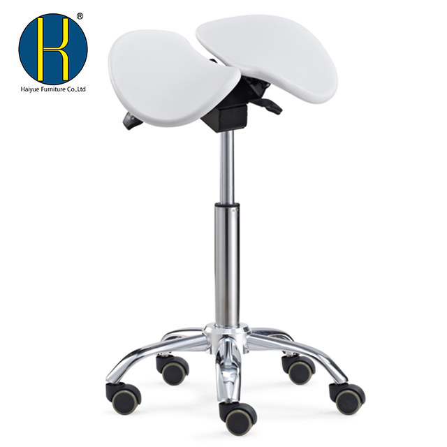 Office Sit Stand Stool Staff Split Saddle Chair HY6025