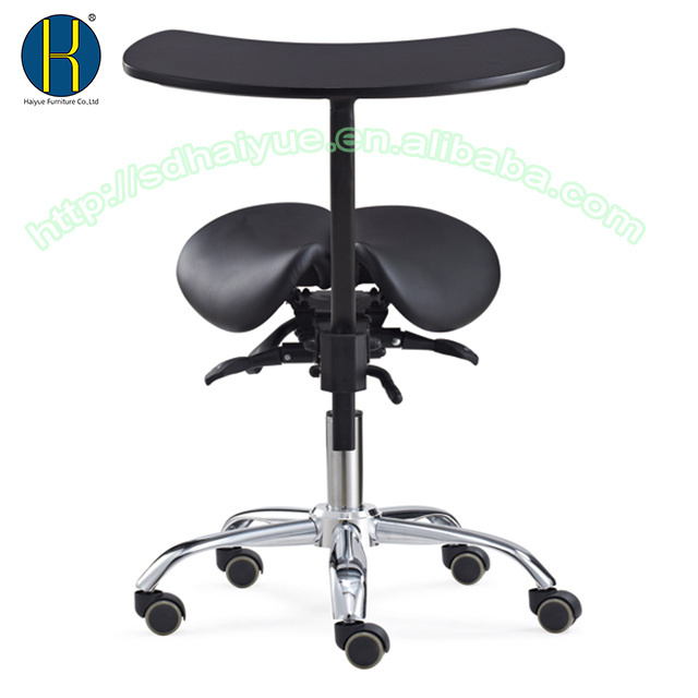 Posture Saddle Student Chair School Chair with Writing Board HY6012