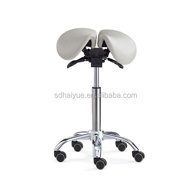 Unique Design Ergonomic Saddle Stool Tilt Split Saddle Seat Chair