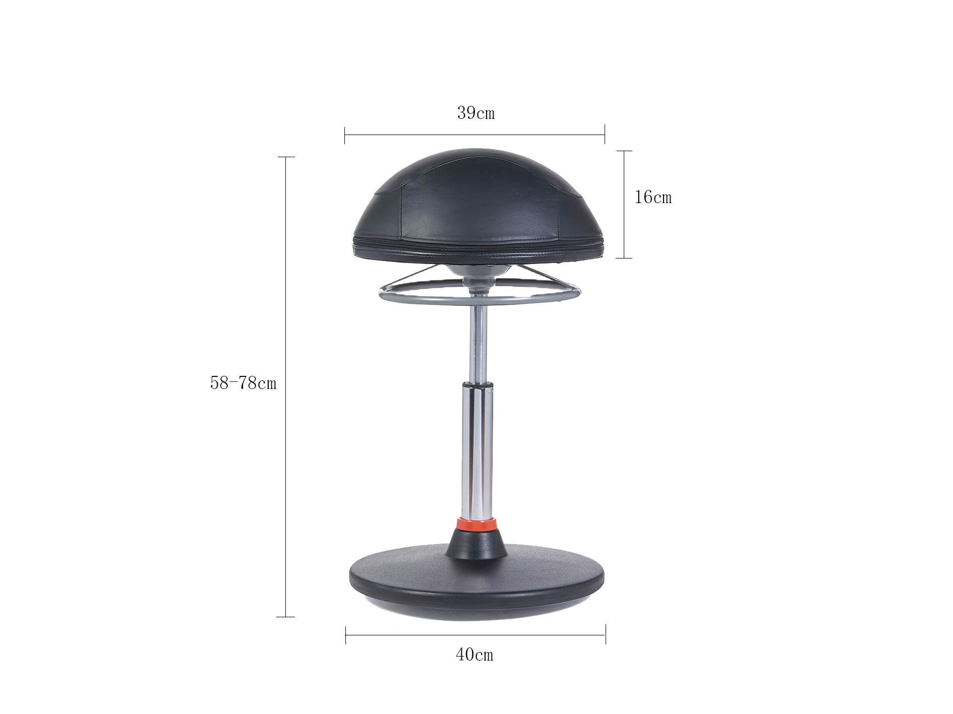 Office counter bar stool wobble swivel computer stool HY3001-1