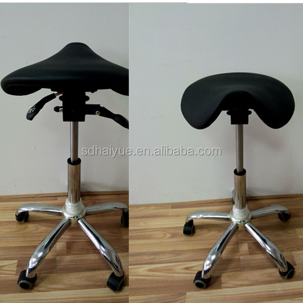 HAIYUE Ergonomics swivel lift PU leather mini office dental stool, assistant stool for dental office HY3007