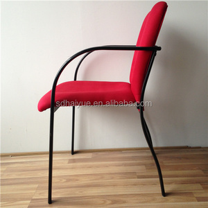 High Quality School Furniture Chair Red Fabric Library Reading Chair