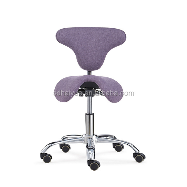 Hot sale Office chair Saddle seat stool for keeping back straight comfortable adjustable doctor chair