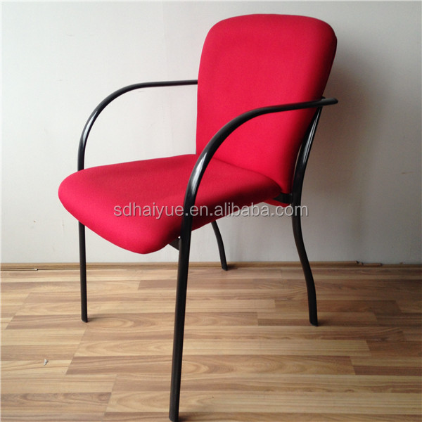 High Quality School Furniture Chair Red Fabric Library Reading Chair