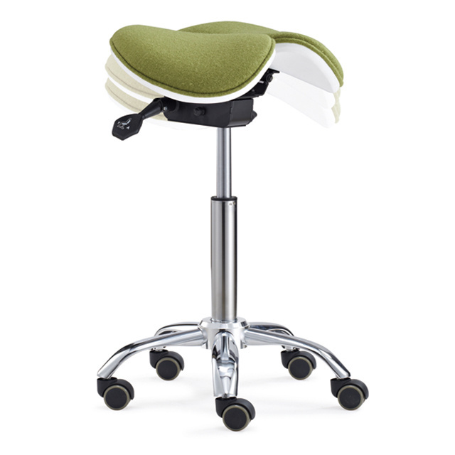 Office Sit Stand Stool Staff Split Saddle Chair HY6025